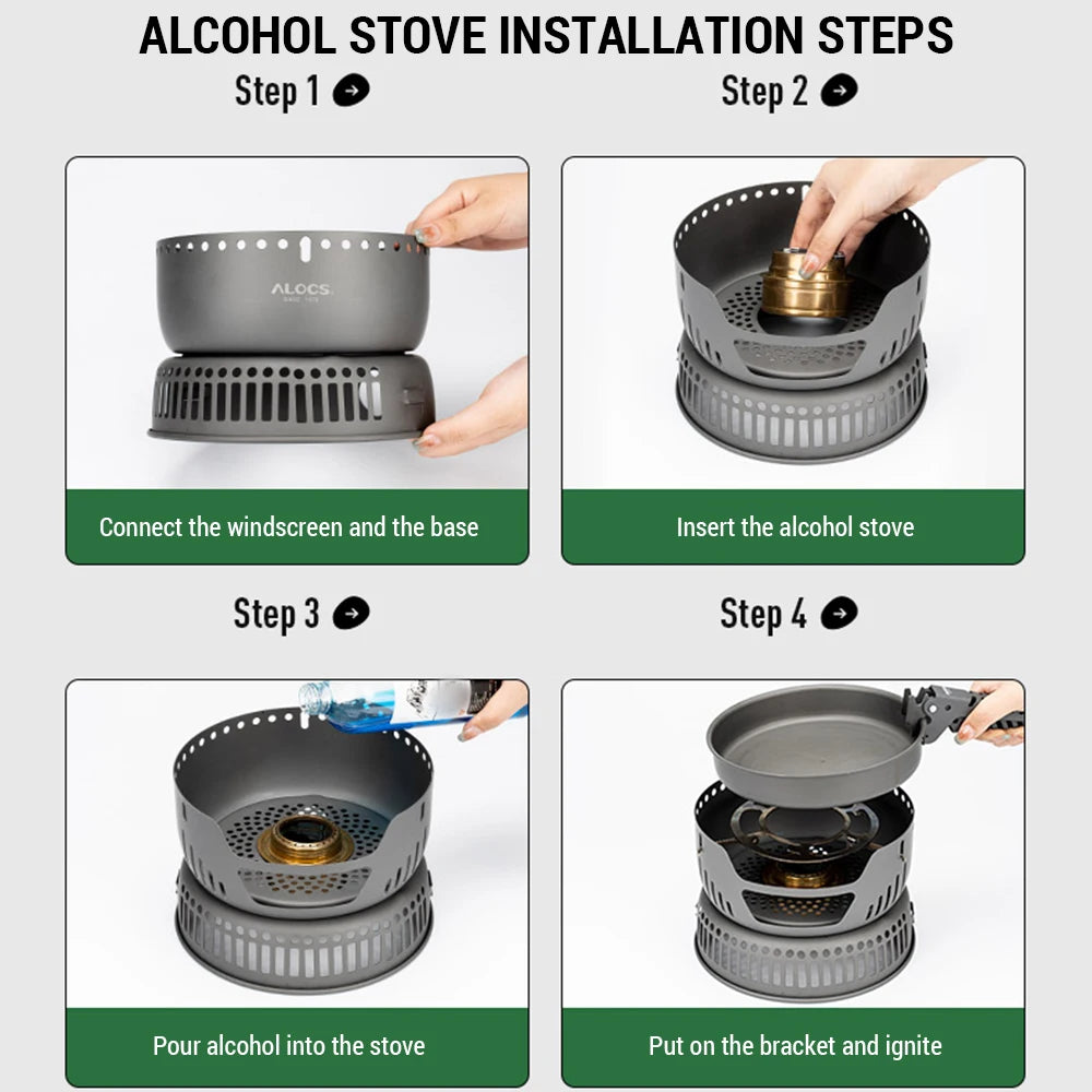 Portable Outdoor Cooking Set