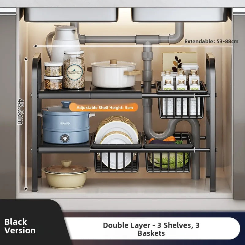 Kitchen Sink Expandable Storage