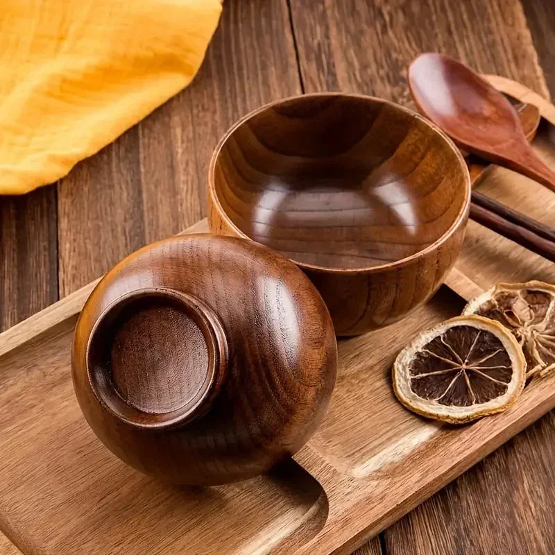 Wooden Dinner Bowl