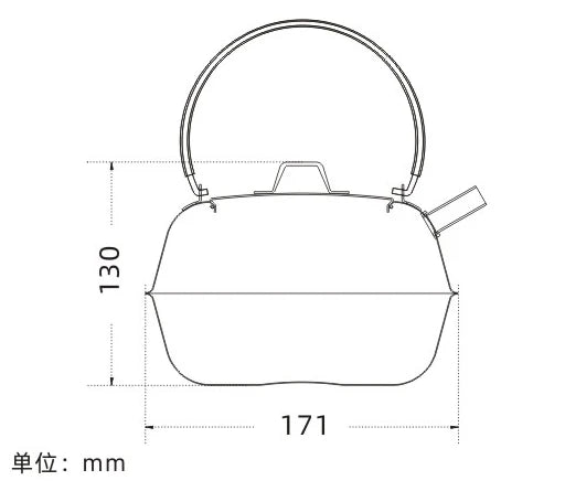 Stainless Steel Camping Pot