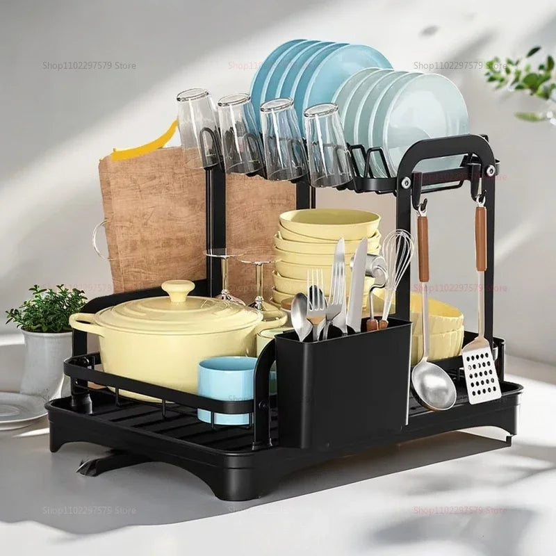 Multifunctional Countertop Organizer with Drainer
