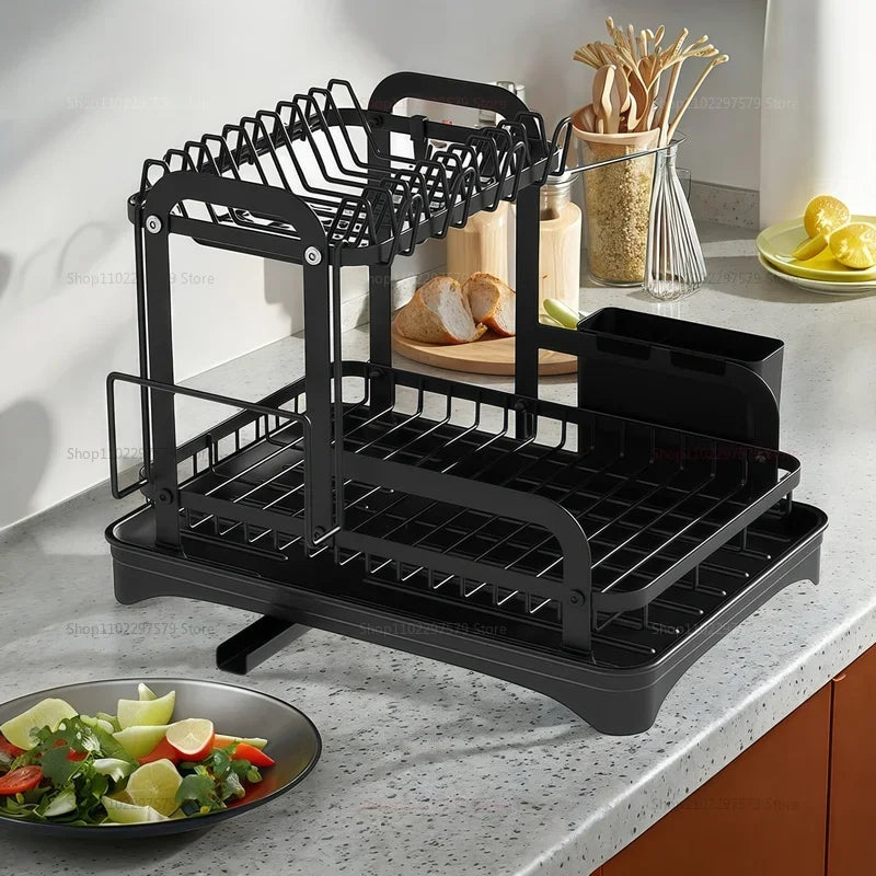 Multifunctional Countertop Organizer with Drainer