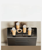 Wall-mounted kitchen knife storage block