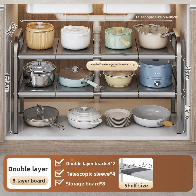 Kitchen Sink Expandable Storage