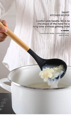 11-piece cooking tool set with storage bucket