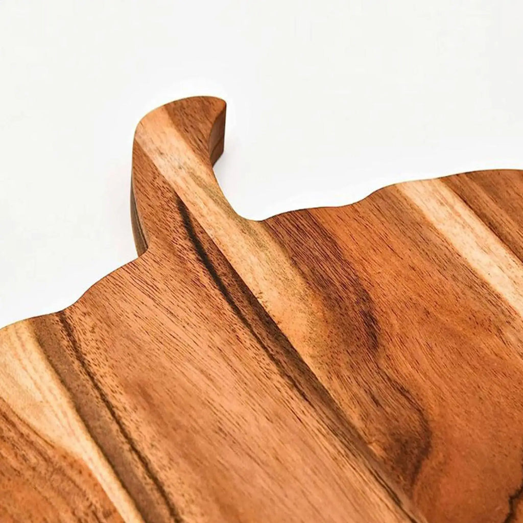 Pumpkin Shaped Wooden Kitchen Cutting Board