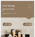 Wall-mounted kitchen knife storage block