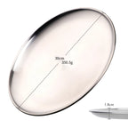 Stainless Steel Dinner Plate