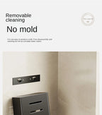 Wall-mounted kitchen knife storage block