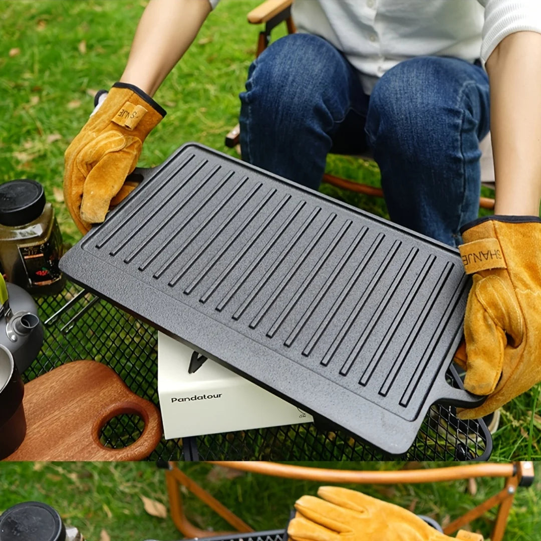 Cast Iron Outdoor Grill Pan