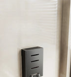 Wall-mounted kitchen knife storage block