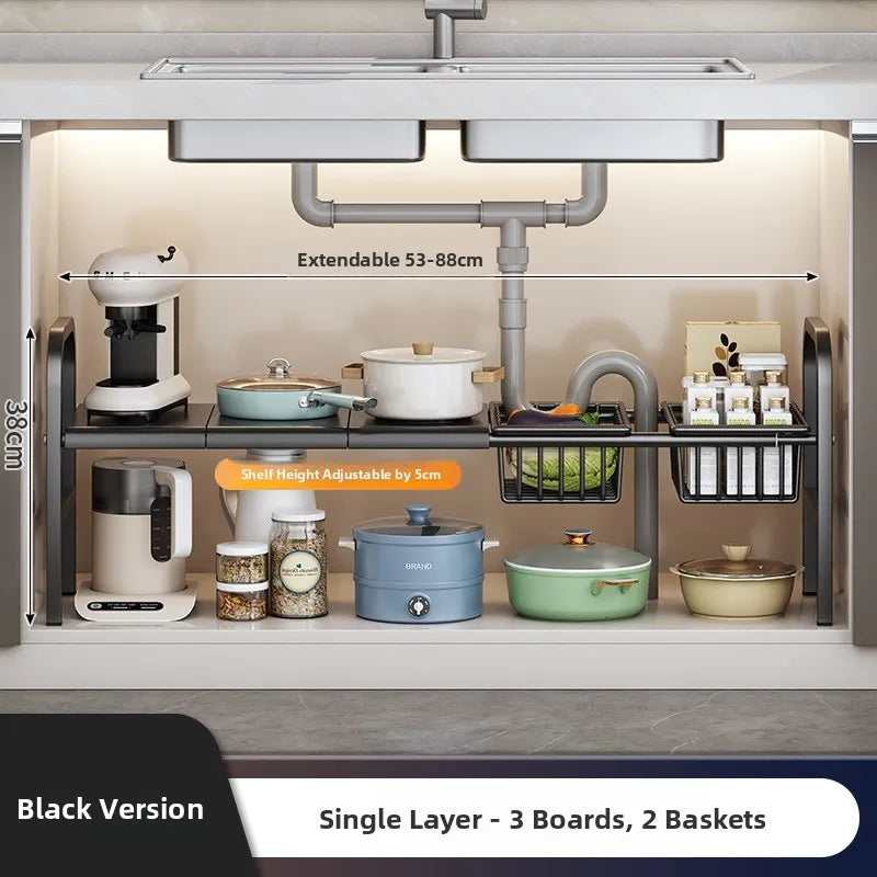 Kitchen Sink Expandable Storage