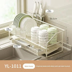All-purpose dish rack with drain