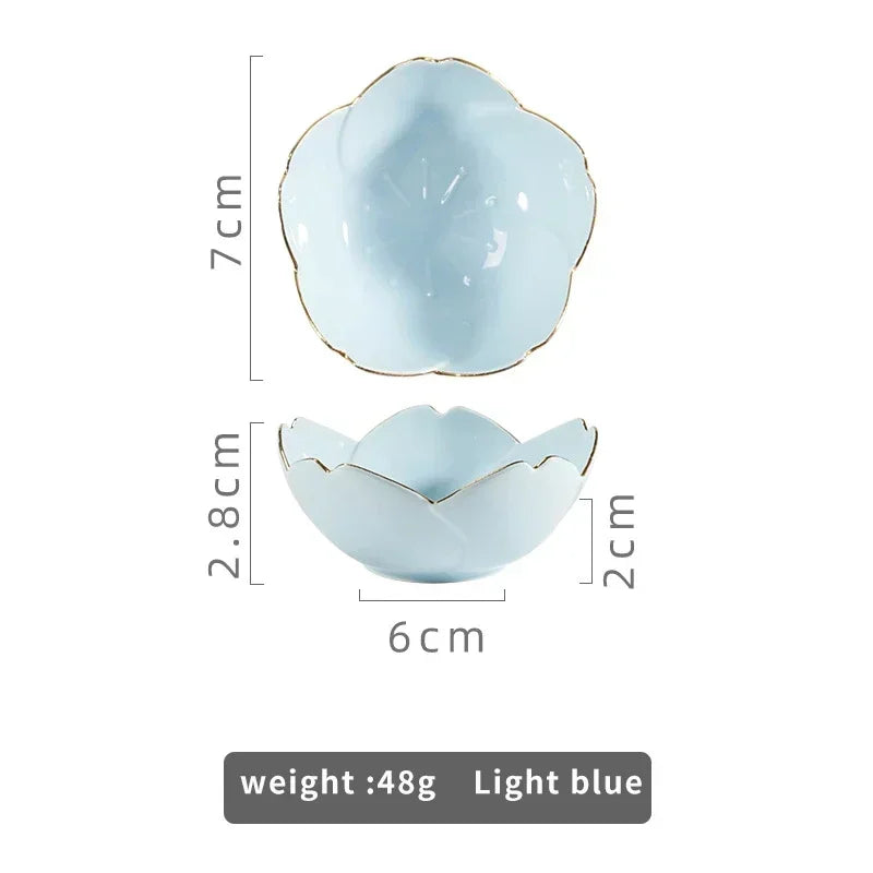 Japanese Style Ceramic Dish in Four Colors