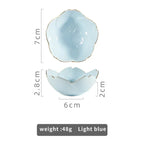 Japanese Style Ceramic Dish in Four Colors