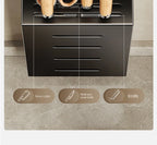 Wall-mounted kitchen knife storage block