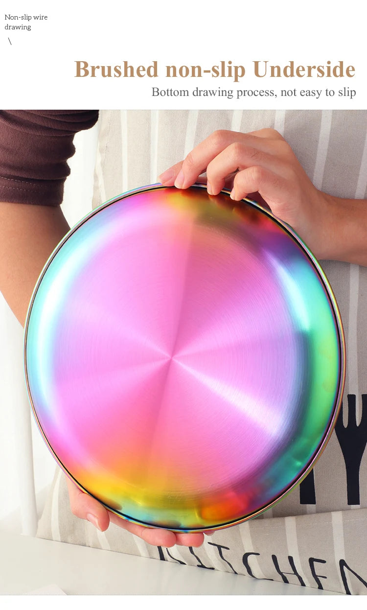 Stainless Steel Dinner Plate