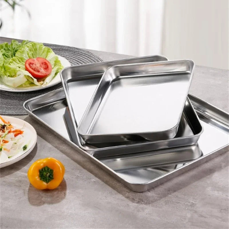 Stainless Steel Food Storage/Serving Tray