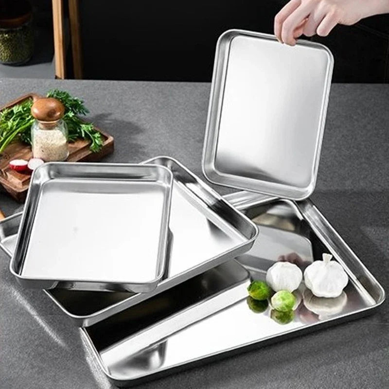 Stainless Steel Food Storage/Serving Tray