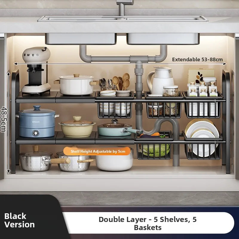 Kitchen Sink Expandable Storage