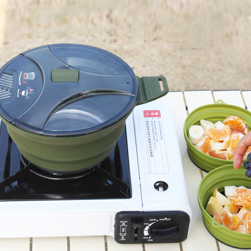 Collapsible Outdoor Cookpot Set