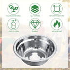 44pc Stainless Steel Outdoor Cookware Mess Kit