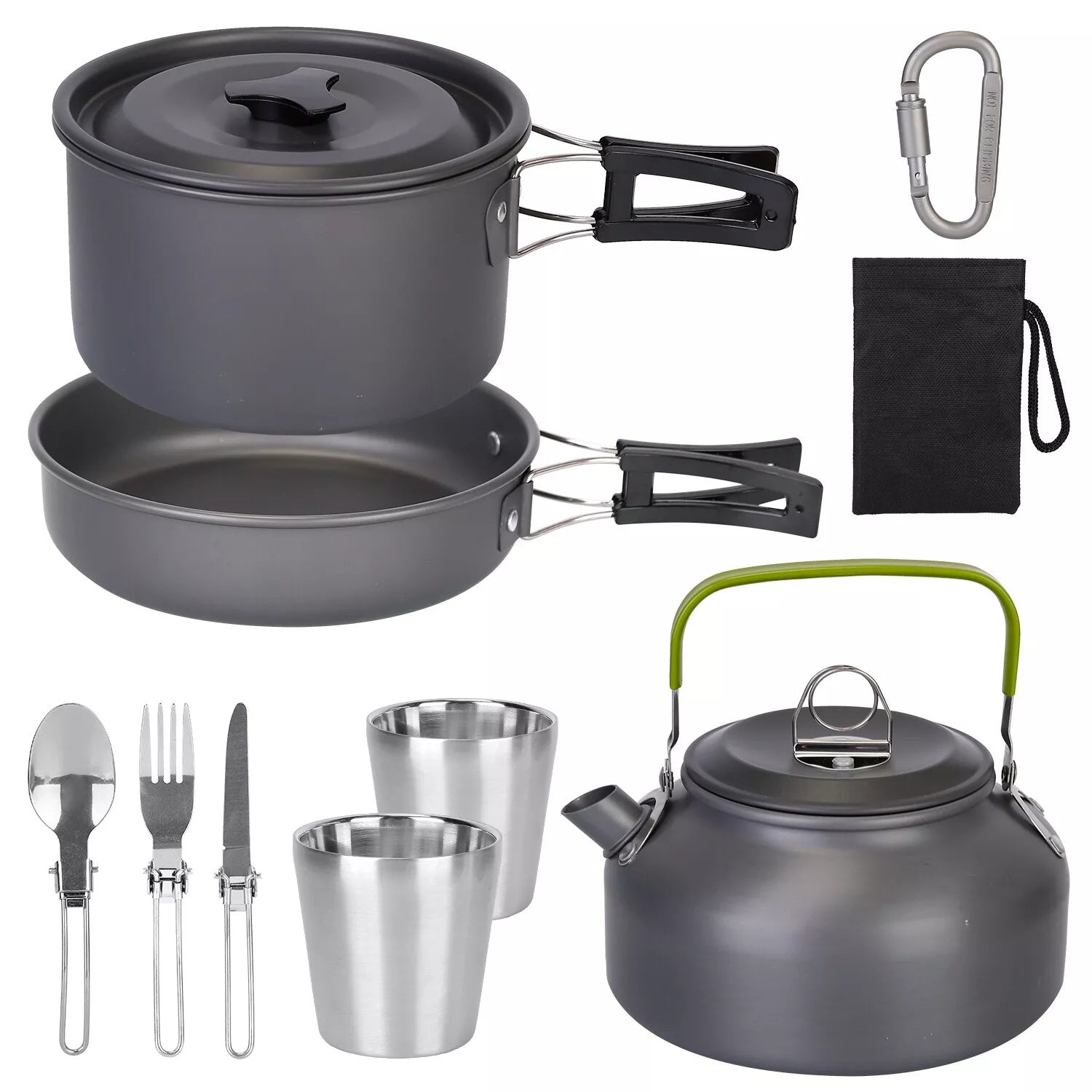 12pcs Portable Outdoor Camping Cookware